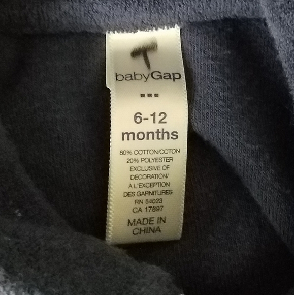 Gap Terry Bear Romper Polo 6-12m - Picture 4 of 4